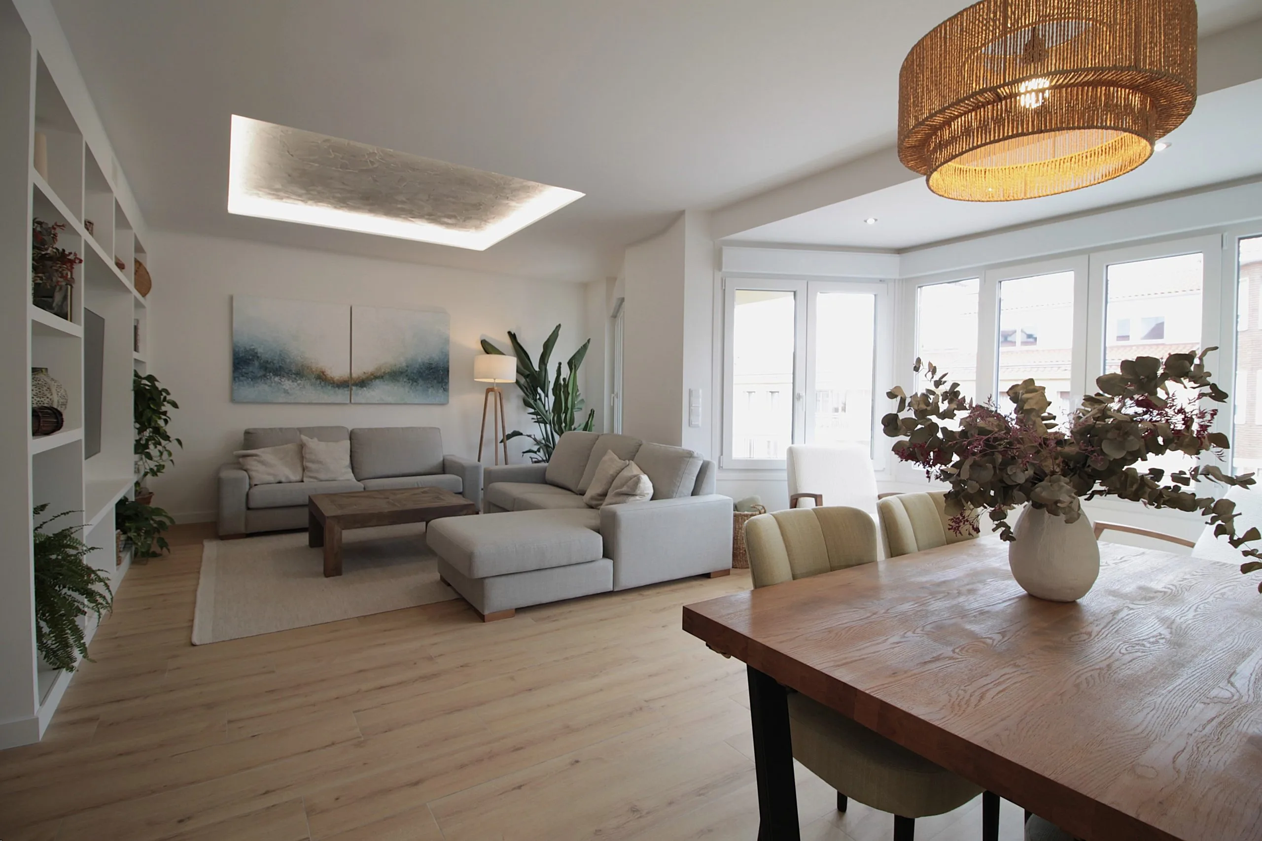 Diseño y reforma de salón en Pamplona - D3 Construcciones
